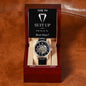 Time To Suit Up | Best Man Tuxedo | Men's Openwork Watch