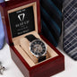 Time To Suit Up | Best Man Tuxedo | Men's Openwork Watch