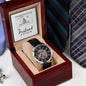 My Husband, My Love | Men's Openwork Watch