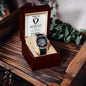 Time To Suit Up | Best Man - White Tux | Men's Openwork Watch