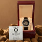 Time To Suit Up | Best Man - White Tux | Men's Openwork Watch