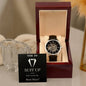 Time To Suit Up | Best Man Tuxedo | Men's Openwork Watch