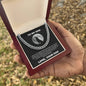 To My Son | I Love You To The Moon & Back - Cuban Link Chain