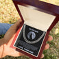 To My Son | I Love You To The Moon & Back - Cuban Link Chain