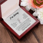 I'm Sorry | Something I Can't Take Back | Alluring Beauty Necklace