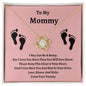 To My Mommy | From Your Tummy | Love Knot Necklace