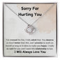 I'm Sorry For Hurting You | I've Crossed The Line | Love Knot Necklace