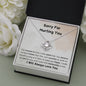 I'm Sorry For Hurting You | I've Crossed The Line | Love Knot Necklace
