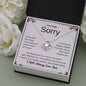 I'm Truly Sorry | The Things I Have Said And Done Can't Be Erased | Love Knot Necklace