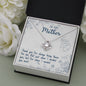 To My Mom | Thank You For Always Being There | Love Knot Necklace