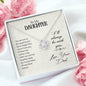 To My Daughter | I'll Always Be With You | Love Knot Necklace