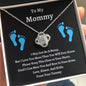 To My Mommy | I Love You | Love Knot Necklace