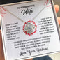 To My Beautiful Wife | Love Knot Necklace