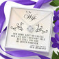 To My Wife | You Are My Queen Forever | Love Knot Necklace