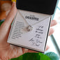 To My Daughter | I'll Always Be With You | Love Knot Necklace