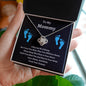 To My Mommy | I Love You | Love Knot Necklace