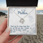 To My Mom | Thank You For Always Being There | Love Knot Necklace