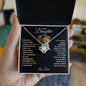 To My Daughter, You Will Never Lose - Love Knot Necklace