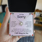 I'm Truly Sorry | The Things I Have Said And Done Can't Be Erased | Love Knot Necklace