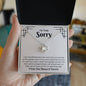 I'm Truly Sorry | I Love You Forever And Always | Love Knot Necklace