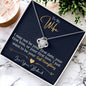 To My Wife | I Just Want To Be Your Last Everything | Love Knot Necklace