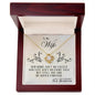 To My Wife | You Are My Queen Forever | Love Knot Necklace