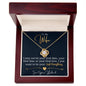 To My Wife | I Just Want To Be Your Last Everything | Love Knot Necklace