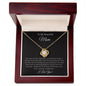 To My Beautiful Mom | You Gave Confidence | Love Knot Necklace