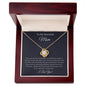 To My Beautiful Mom | Love Knot Necklace