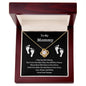 To My Mommy | I May Just Be A Bump | Love Knot Necklace