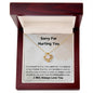 I'm Sorry For Hurting You | I've Crossed The Line | Love Knot Necklace