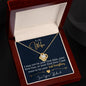 To My Wife | I Just Want To Be Your Last Everything | Love Knot Necklace