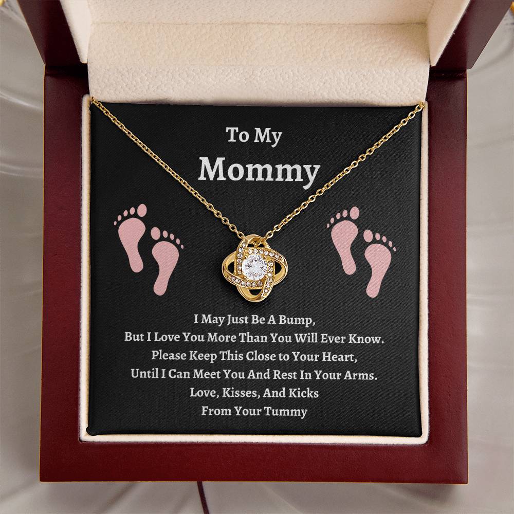 To My Mommy | Please Keep This Close | Love Knot Necklace