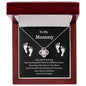 To My Mommy | I May Just Be A Bump | Love Knot Necklace