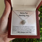 I'm Sorry For Hurting You | I've Crossed The Line | Love Knot Necklace