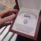 I'm Truly Sorry | I Love You Forever And Always | Love Knot Necklace
