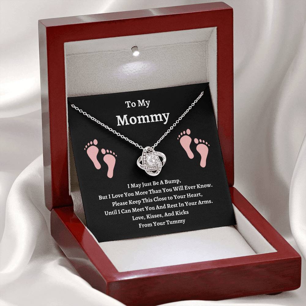 To My Mommy | Please Keep This Close | Love Knot Necklace