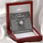 To My Soulmate, In Your Heart I Found My Love - Love Knot Necklace