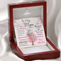 To My Mom, I Know Its Not Easy - Love Knot Necklace
