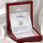 To My Mom | Thank You For Always Being There | Love Knot Necklace