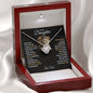 To My Daughter, You Will Never Lose - Love Knot Necklace
