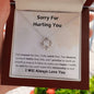 I'm Sorry For Hurting You | I've Crossed The Line | Love Knot Necklace