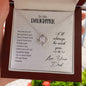To My Daughter | I'll Always Be With You | Love Knot Necklace