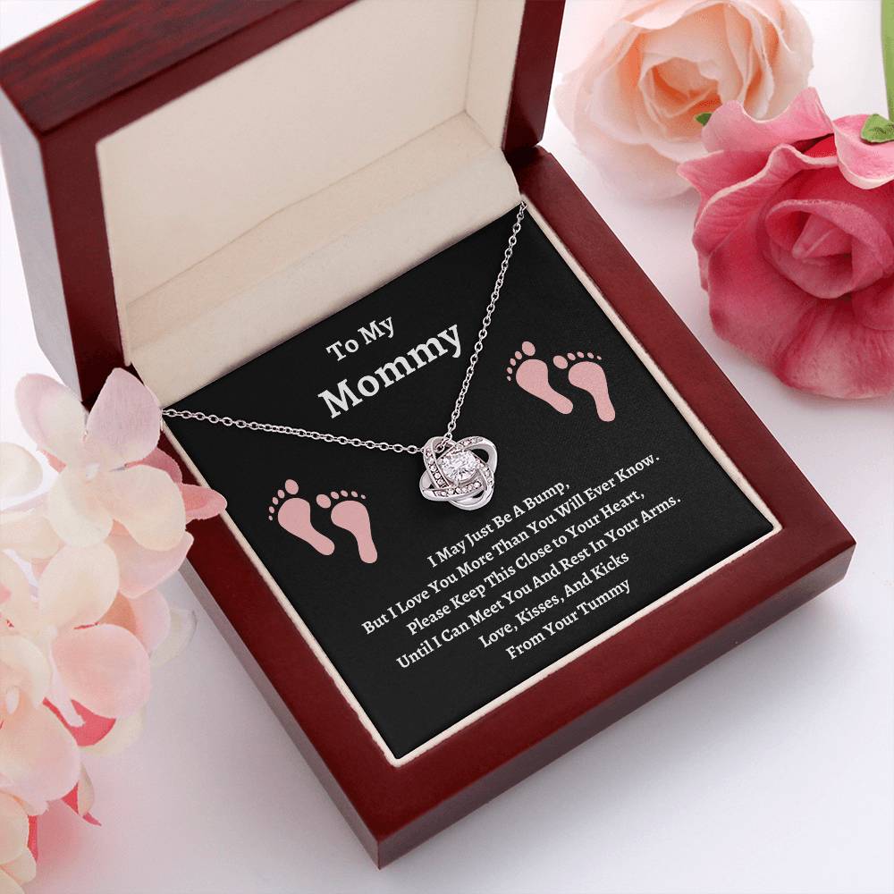 To My Mommy | Please Keep This Close | Love Knot Necklace