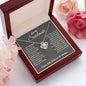 To My Soulmate, In Your Heart I Found My Love - Love Knot Necklace