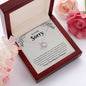 I'm Truly Sorry | I Love You Forever And Always | Love Knot Necklace