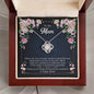 To My Mom, Thank You For Being My Friend - Love Knot Necklace