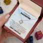 To My Beautiful Daughter | Merry Christmas | Love Knot Necklace