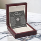 To My Soulmate, In Your Heart I Found My Love - Love Knot Necklace