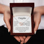 To My Daughter | Never Forget That I Love You - Interlocking Hearts necklace